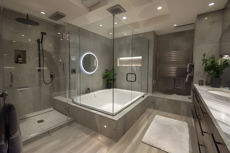 Space-Efficient Corner Tub